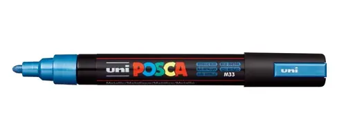 Marker Uni pc-5m Posca metallic plavi-0