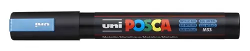 Marker Uni pc-5m Posca metallic plavi-1