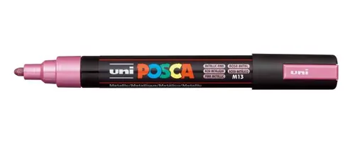 Marker Uni pc-5m Posca metallic rozi-0