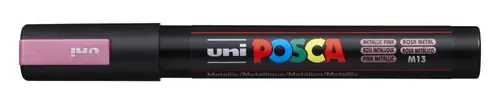 Marker Uni pc-5m Posca metallic rozi-1