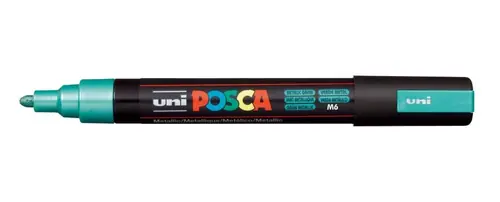 Marker Uni pc-5m Posca metallic zeleni-0