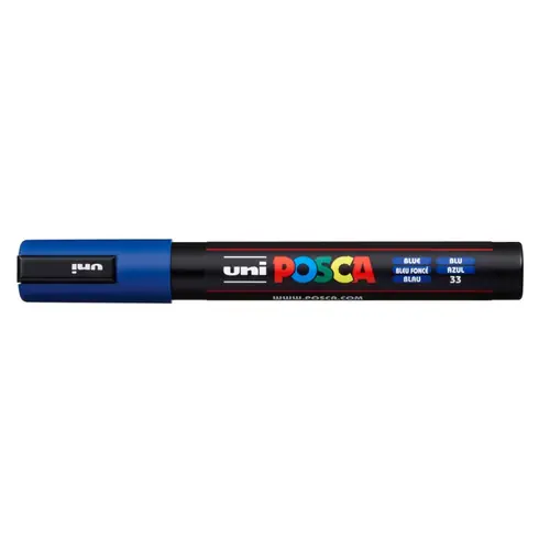 Marker Uni pc-5m Posca plavi-0