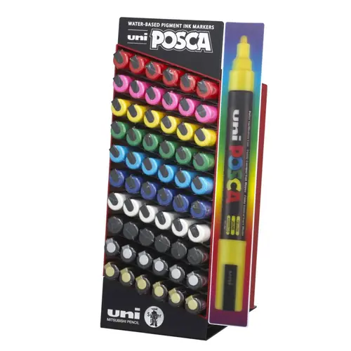 Marker uni pc-5m Posca razne boje 60/1 u displeju-0