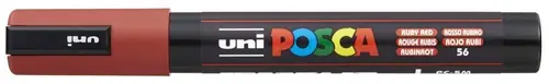 Marker Uni pc-5m Posca rubin crveni-0