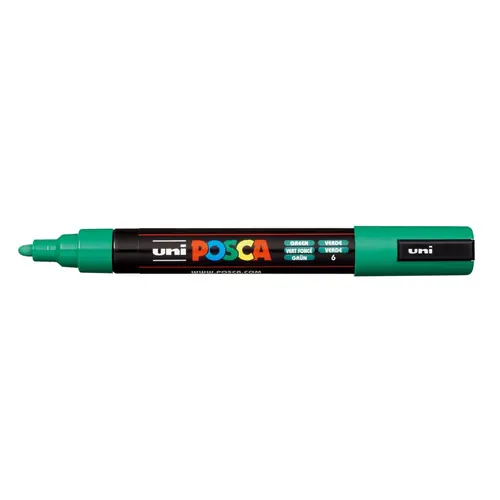 Marker Uni pc-5m Posca tamno zeleni-0