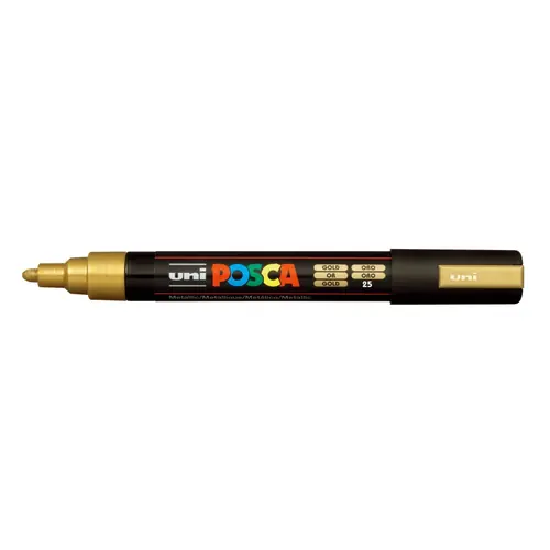 Marker Uni pc-5m Posca zlatni-0