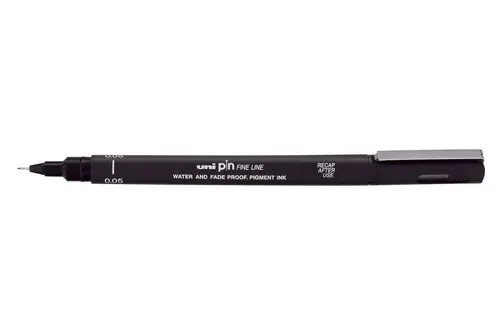 Marker Uni pin005-200 crni-0