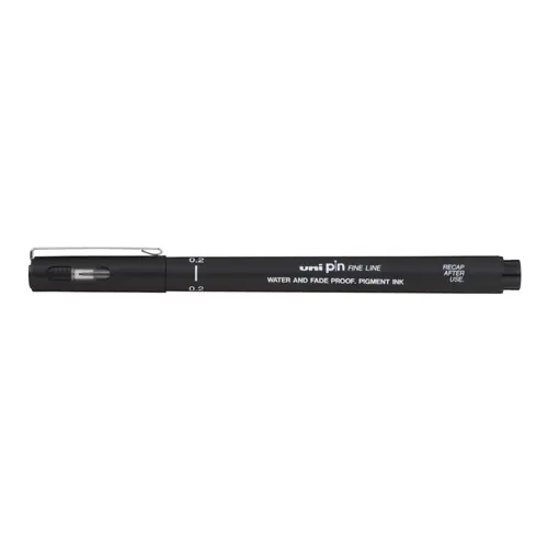 Marker Uni pin02-200 crni-0