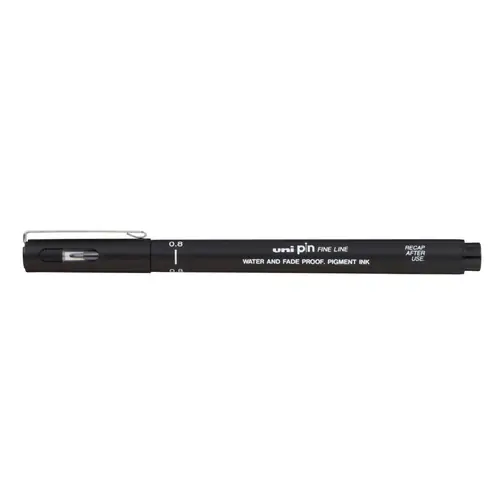 Marker Uni pin08-200 crni-0