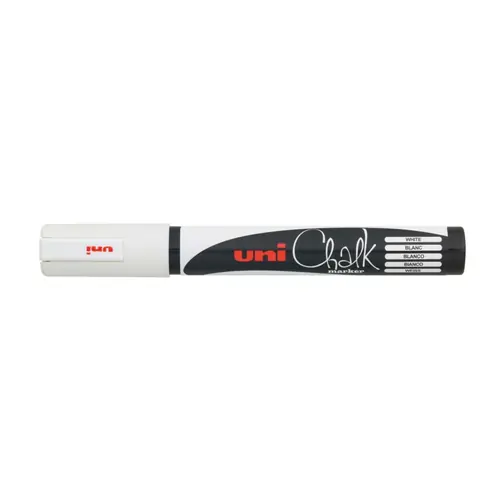 Marker Uni pwe-5m chalk_kreda bijeli-0