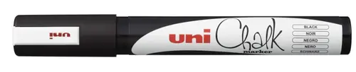 Marker Uni pwe-5m chalk_kreda crni-0