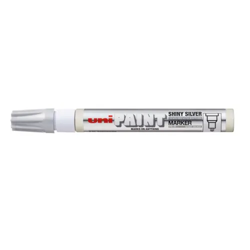 Marker Uni Paint medium px-20 shiny silver-0