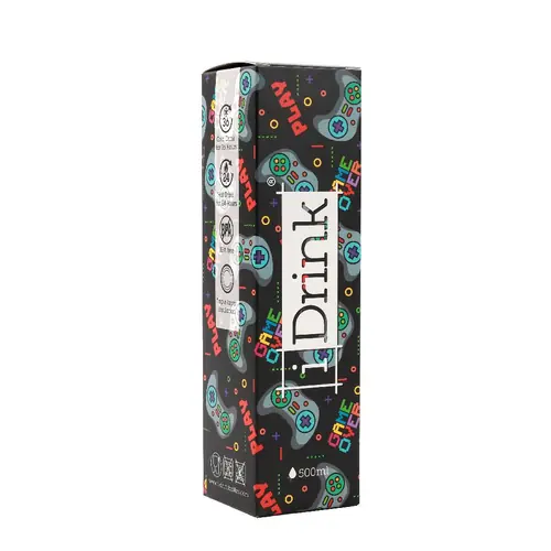 Metalna boca iTotal 500ml Let's play ID0439-0