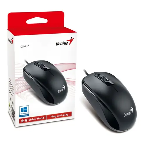 Mouse Genius DX-110 USB Black-3
