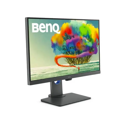 Monitor LED 27" BenQ PD2705Q, QHD 2560x1440, IPS, 5ms, 100% sRGB, HDR, HDMI, DP, USB C, USB 3.1x4, Pivot, HAS, Swivel-0