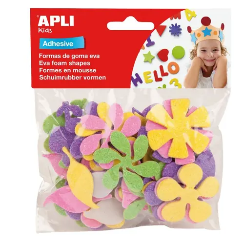 Naljepnice Apli gliter cvijeće 48/1 13078-0