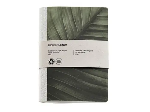 Notebook Miquelrius Earth leaf 52X210mm 40 plain MR8136-0