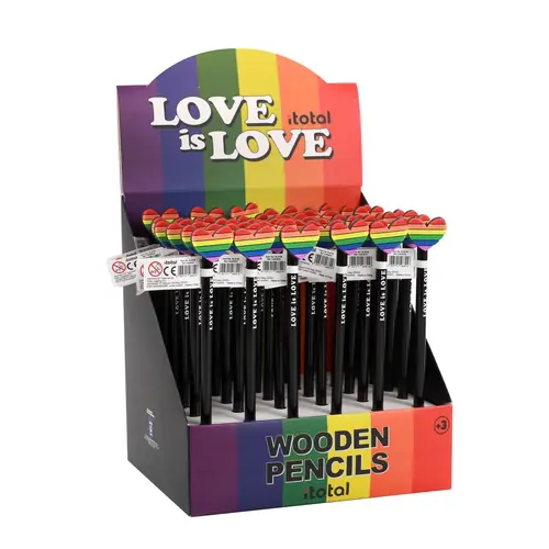 Graphite pencil iTotal Love is love assorted XL2178-1