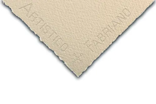 Paper Fabriano artistico traditional white gg rough 56x76 300g 4 deckled edges 19130079-0