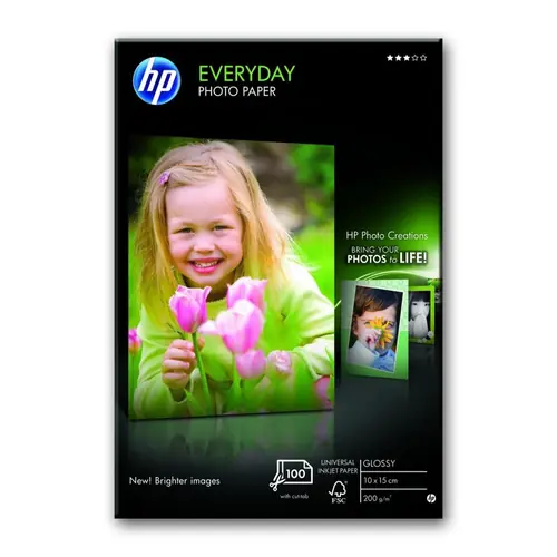 Papir HP Q2510A everyday photo glossy A4 200G 100L-0