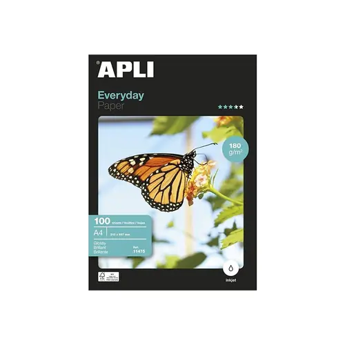 Papir Apli A4 210x297mm everyday 180g 100L 11475-0