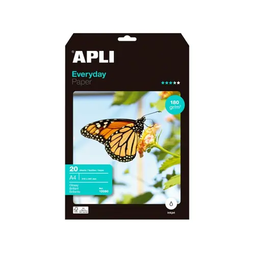 Papir photo Apli A4 210x297mm everyday 180g 20L 12080-0