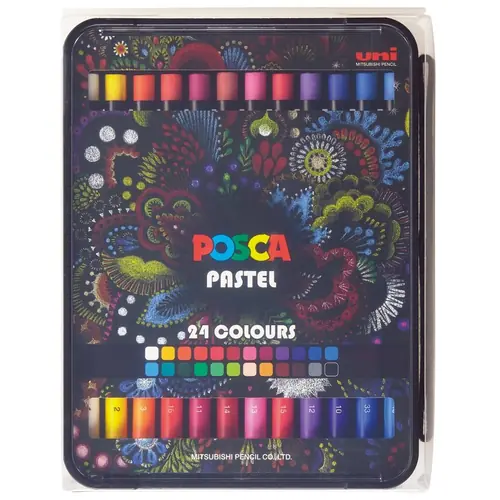 Pastele Uni posca kpa-100 (1.0-6.8mm) u luksuznoj kutiji 24/1-0