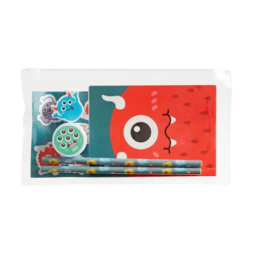 Pencil case Miquelrius multifunctional full pvc Little monster MR16354-0