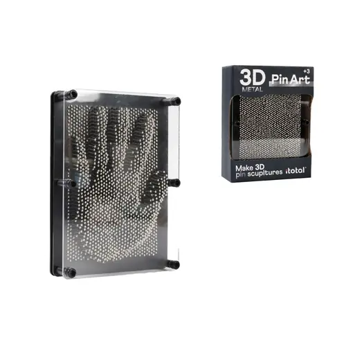 Pin art ploča iTotal metalna siva XL2706-0