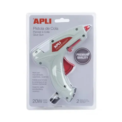 Glue gun Apli for glue 20W premium + 2 hot melt sticks 16668-0