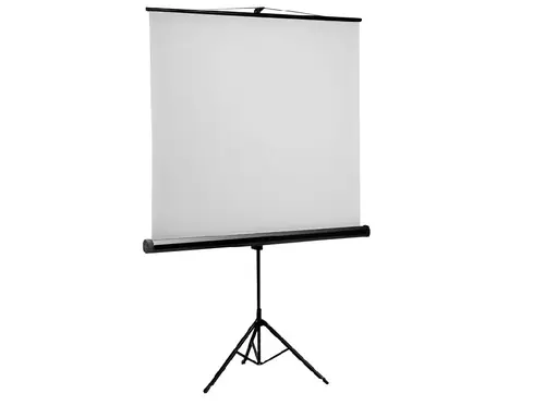 Projekcijsko platno E-View TS200/203×203cm, na stalku-0