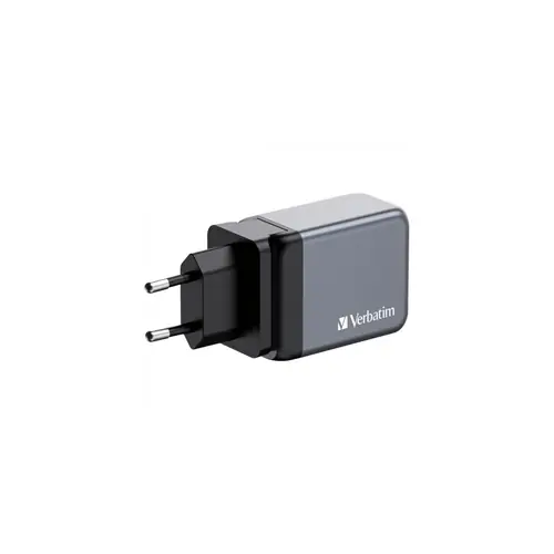 Punjač zidni Verbatim GaN #32201 2xUSB-C/PD 65W/1xUSB-A QC 3.0 (EU/UK/US)-1