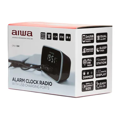 Radio budilica Aiwa CRU-19BK-4