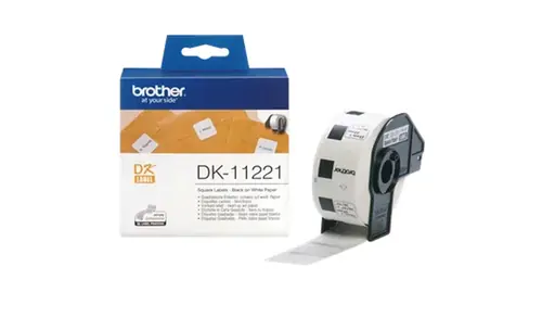 Rola Brother DK-11221 bijela rola s crnim ispisom 23mmx23mm-0
