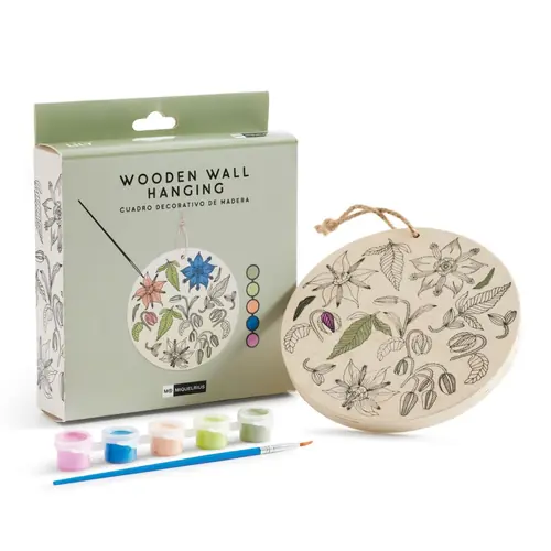 Set drvena zidna ploča Miquelrius za ukrašavanje Vintage lily MR13187-1