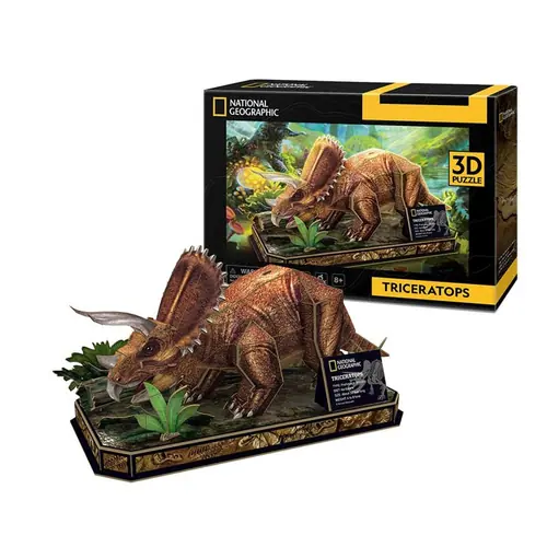 Slagalica 3D Cubicfun dinosaur Triceratops CBF210526-0