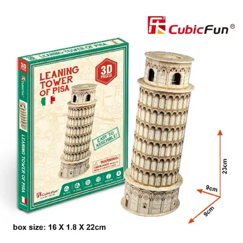 Puzle 3D Cubicfun Kosi toranj u Pisi CBF230081 +3-0