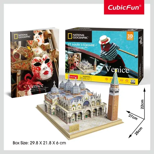 Puzzles 3D Cubicfun St. Mark's Square Venice CBF209803 +8-0