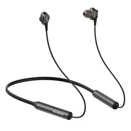Slušalice AIWA In-Earphone, bežične, Quad Driver Neckband ESTBT-450BK-0