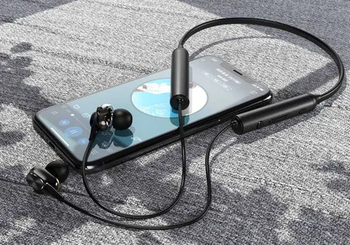Slušalice AIWA In-Earphone, bežične, Quad Driver Neckband ESTBT-450BK-4