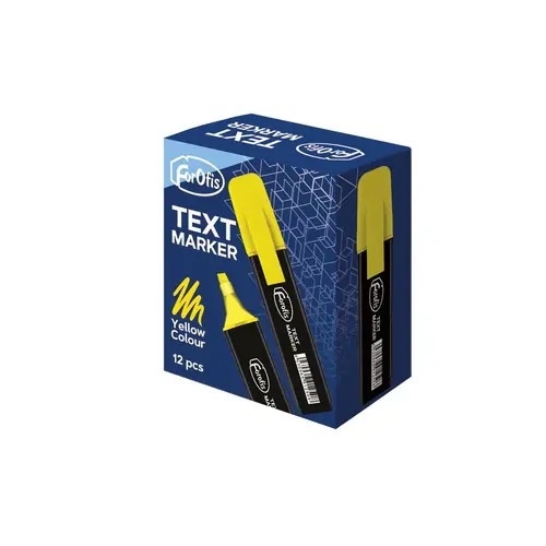 Text marker Forofis žuti  91250-1