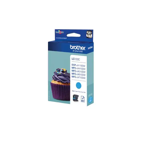 Tinta Brother LC123C cyan 600 str.-0