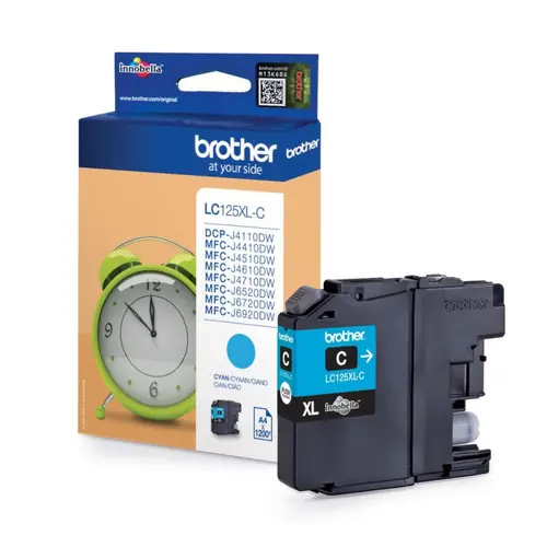 Tinta Brother LC125XLC cyan 1.2k-0