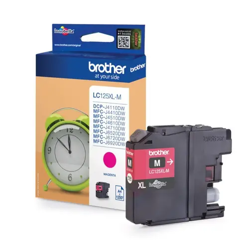 Tinta Brother LC125XLM magenta 1.2k-0