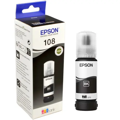 Tinta Epson 108 L8050/18050 photo black ecotank C13T09C14A 70ml-0