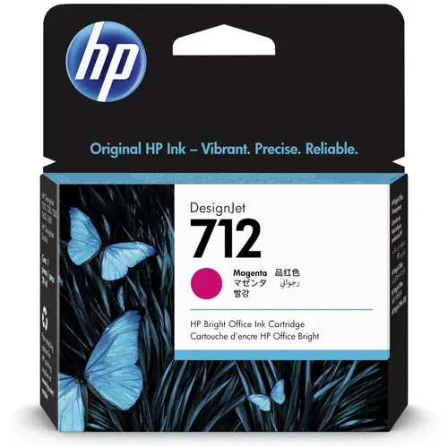 Tinta HP 3ED68A 712 magenta Design jet T630/T650/T230/T250/T650 29ml-0