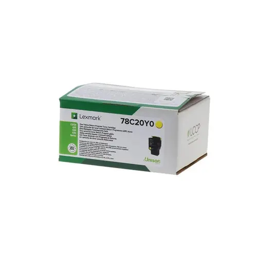 Toner Lexmark 78C20Y0 yellow 1.4k-0
