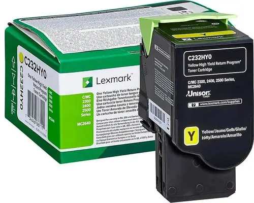 Toner Lexmark C232HY0 yellow 2.3-0