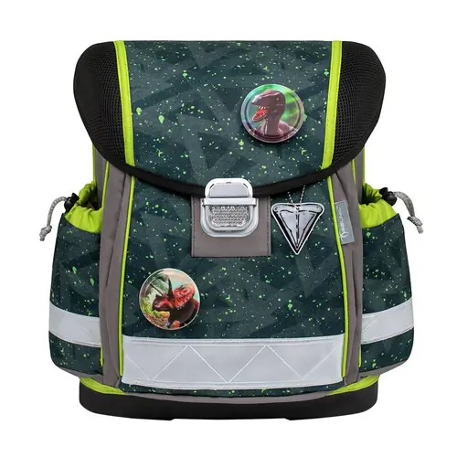 Torba školska Belmil classy with patches green splash 403-13/AG/PC-4 AK_BEL-1
