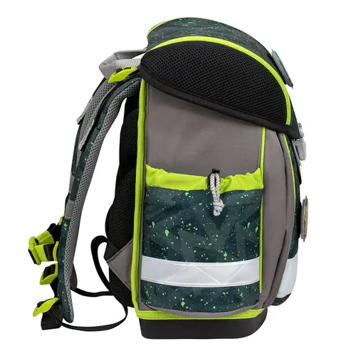 Torba školska Belmil classy with patches green splash 403-13/AG/PC-4 AK_BEL-2